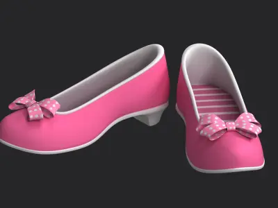 Shoes Cartoon 3D model