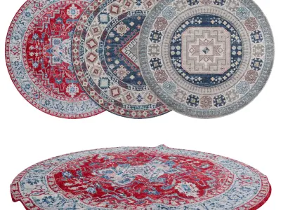Rugs No 521 Low-poly 3D model
