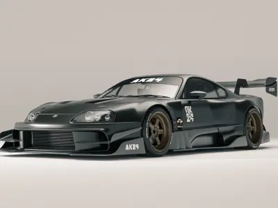 Toyota Supra Mk IV Extreme Modification 3D model