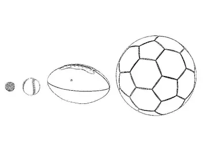Sport Balls Equipment 3D model