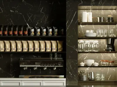 Luxury cafe 3D model