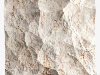 57-RockPanel sandstone wall texture 3D model