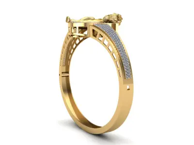 Horse and Horseshoe Bracelet 3D print model