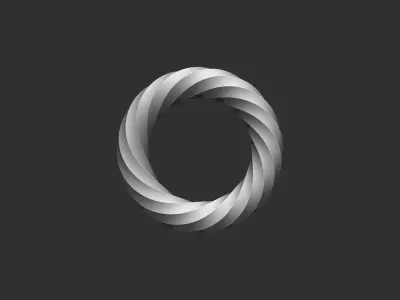 Abstract figure 3D print model