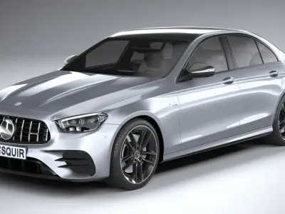 Mercedes E53 AMG Sedan 2021 3D model