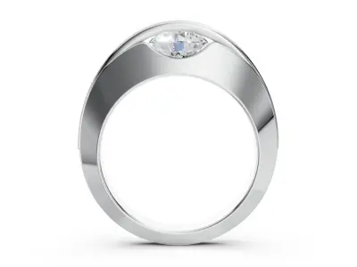 Happy Diamond Ring 3D print model