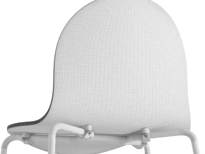 Branca Norma Dining Chair 3D model