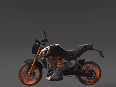 Duke 3D Model ktm 3D model
