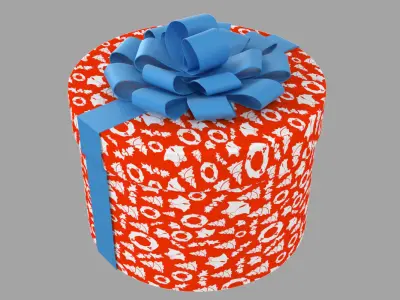 Gift Box 3D model
