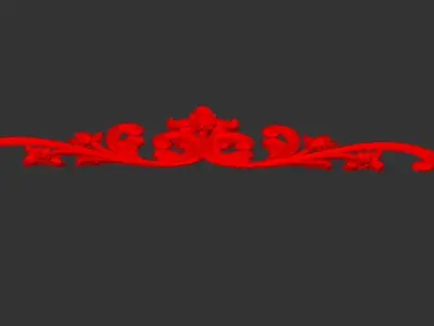 upper design -nicely design03 3D model