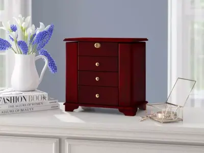 Wooden Jewelry Box 3D model