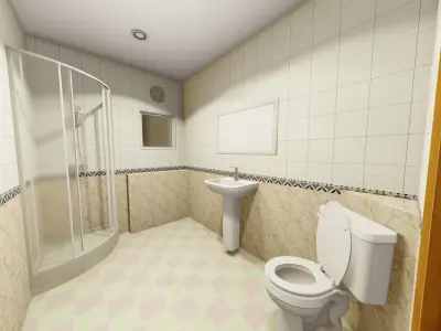 Villa-model and Animation location BH 3D model
