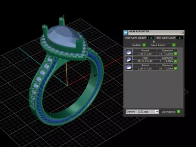 ring woman  3D print model 40
