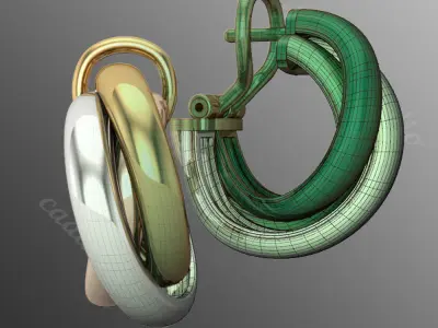 Earrings od91 3D print model