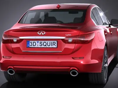 Infiniti Q50S 2017 3D model