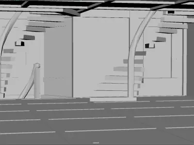 Game-Ready Mansion 3D Model for Unreal Engine  Low-poly 3D model