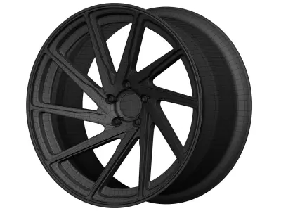 F1R F29 Aftermarket Wheel Low-poly 3D model