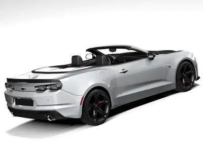 Chevrolet Camaro Convertible SS 1LE 2019 3D model