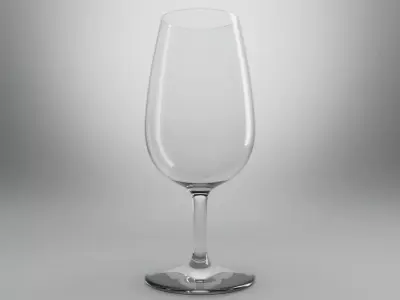 ISO Wine Tasting Glass 3D model