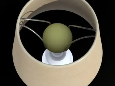 Table Lamp Free 3D model 2