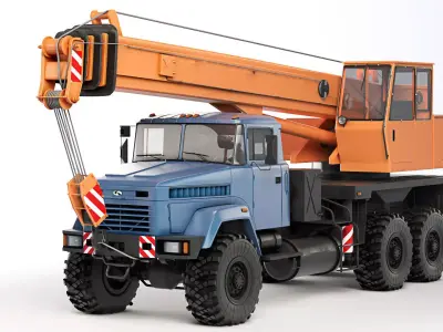 Kraz 63221 KTA-25 2007 3D model