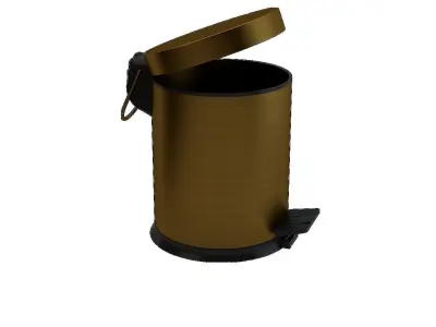 Trashcans Pedal 3lt Amortisorlu 3D model