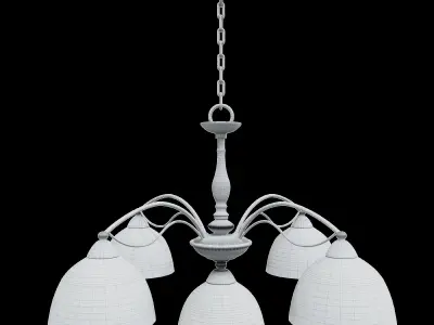 Chandelier Blitz 3847-45 Bronze Free 3D model