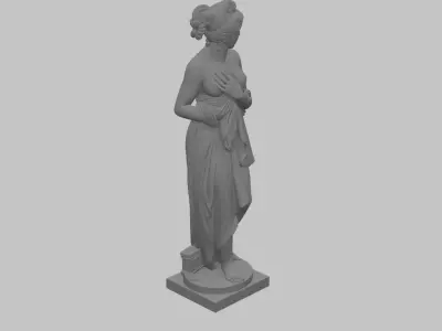 Virgin Venus Nude Bust Female Sculpture Figure 3D print model