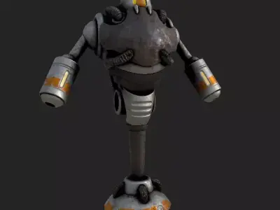 Dummy Robot Low-poly 3D model