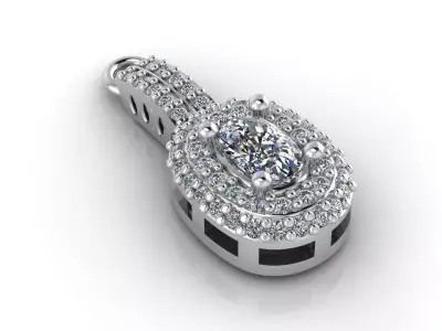 Women Pendants 3DM STL Pendant Renders Details 3D print model 3D print model