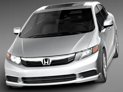 Honda Civic Sedan USA 2013 3D model
