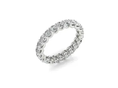 Ring 175 3D print model U share prong ring 3D print model