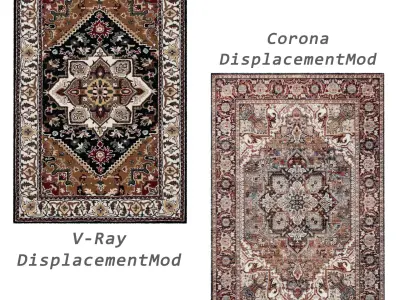Rugs No 747 Low-poly 3D model