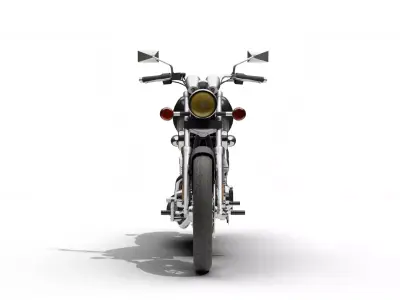 Harley Davidson Sportster Low-poly 3D model