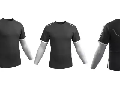 Sportwear 3D Model Free low-poly 3D model