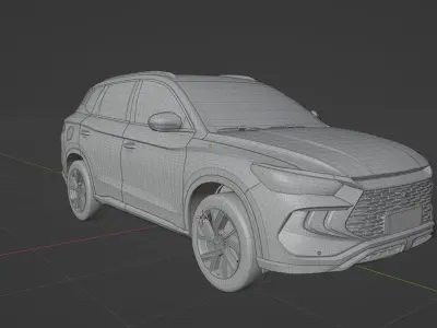 BYD Song Pro DM 2023 low poly  3D model