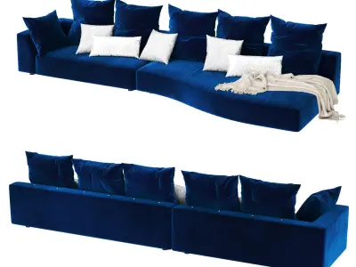 edra Absolu sofa 02 3D model