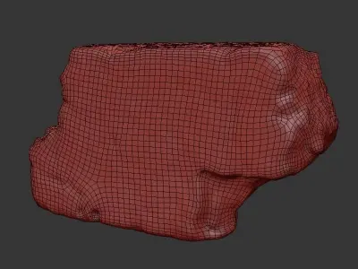 Ultra realistic Old Brick Scan 8k HD Low-poly 3D model