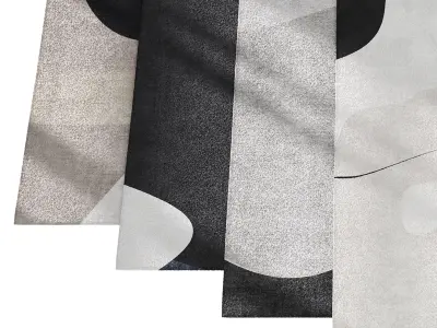 Carpet set 18 3D model