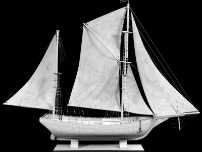Model of ship Versengold 3D model