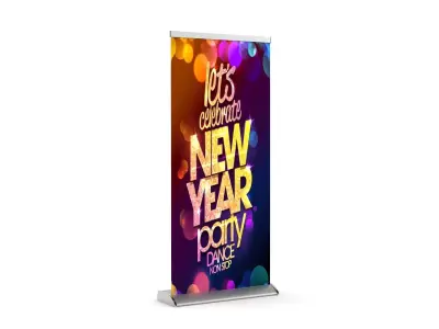 Luxury Roller Banner 3D model