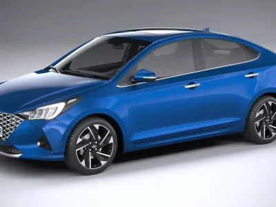 Hyundai Verna 2020 3D model
