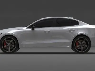 Volvo S60 2019 No Interior 3D model