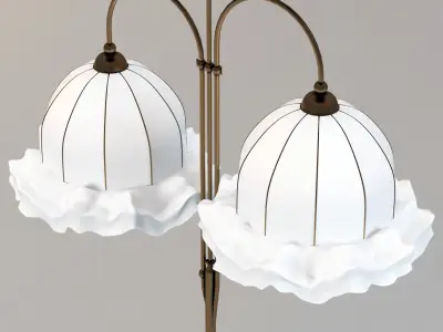 classical floor lamp 3D model
