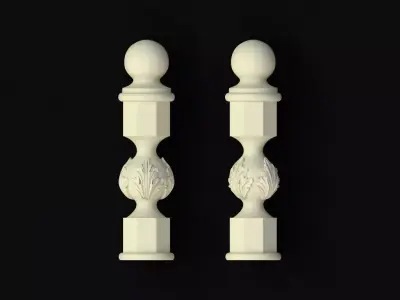 baluster ornament 3D model