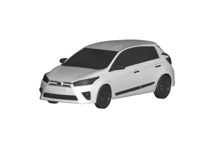 Toyota Yaris hatchback  3D model