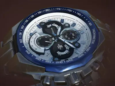 Casio Edifice 554 3D model