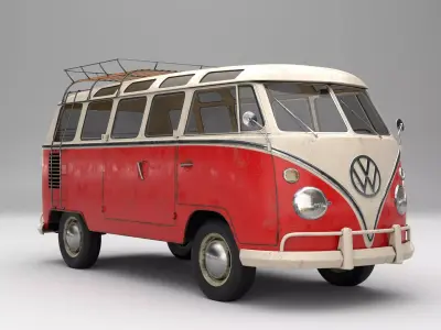 Volkswagen-T1 3D model