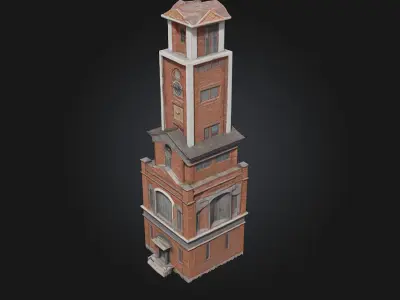 Clock Tower Sentinel 3D model