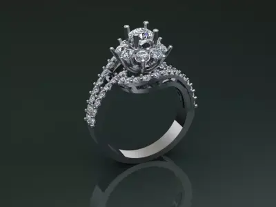 Ring girl  3D print model